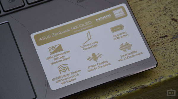 Asus Zenbook 14X OLED Space Edition Specifications