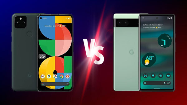 Google Pixel 6a Vs Google Pixel 5a Google Pixel 6a Vs Google Pixel 5a