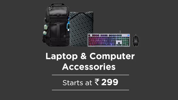 Laptops And Accessories Starts From Rs. 299