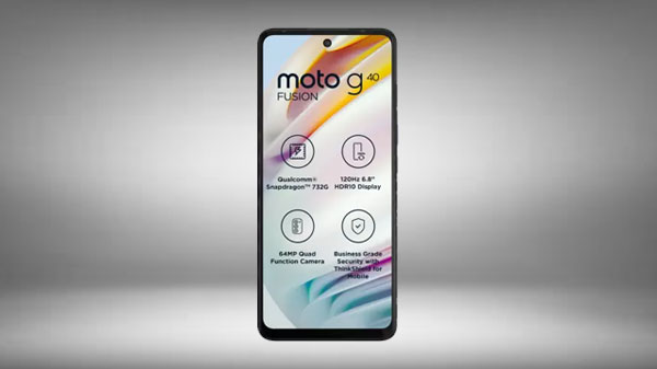 Motorola G40 Fusion (Dynamic Gray, 128 GB) (6 GB RAM)