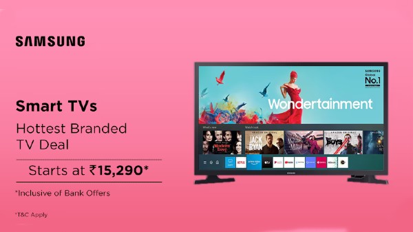Samsung Smart TVs Starts From Rs. 15,290