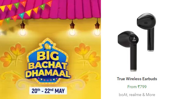 True Wireless Earbuds (From Rs. 799)