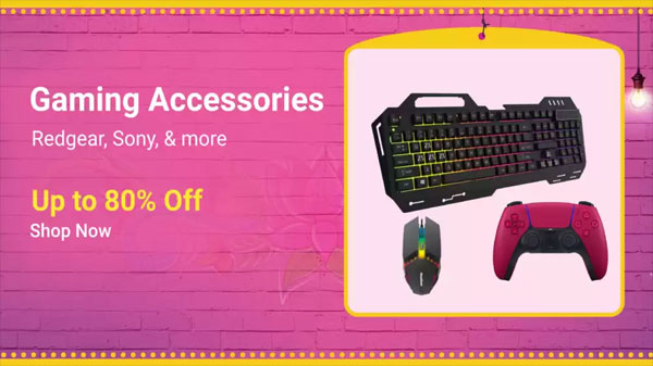 Up To 80% Off On Gaming Accessories