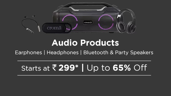 Up To 65% Off On Audio Products