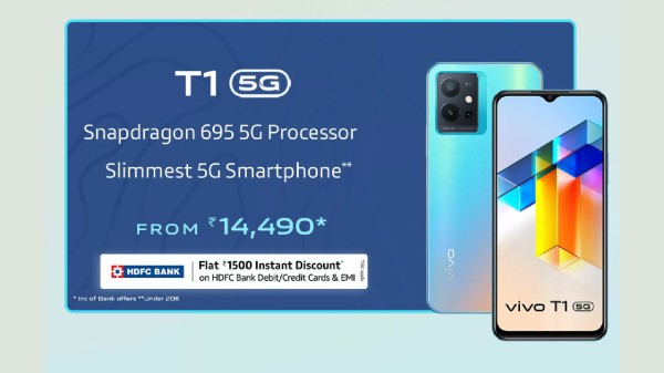 vivo T1 5G (Rainbow Fantasy, 128 GB)  (4 GB RAM)