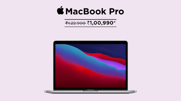 Apple MacBook Pro (MYDA2HN/A) M1 Chip macOS Big Sur Laptop (8GB RAM, 256GB SSD, Apple M1 GPU, 33.78cm, Silver)