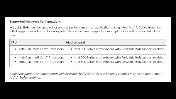 Planning To Get An Intel ARC GPU? You Might Need A New CPU As Well Planning To Get An Intel ARC GPU? You Might Need A New CPU As Well