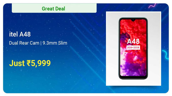 Itel A48 (Gradation Black, 32 GB) (2 GB RAM) Itel A48 (Gradation Black, 32 GB) (2 GB RAM)