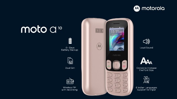 Motorola a10 Dual Sim