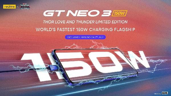 Realme GT Neo 3 ‘Thor: Love And Thunder’ Edition Coming On July 7 Realme GT Neo 3 ‘Thor: Love And Thunder’ Edition Coming On July 7