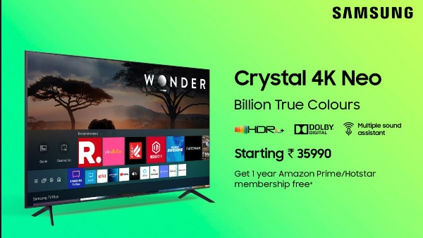 Samsung Crystal 4K Neo TV Launched