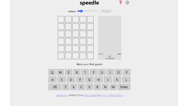 Wordle Alternatives: Speedle