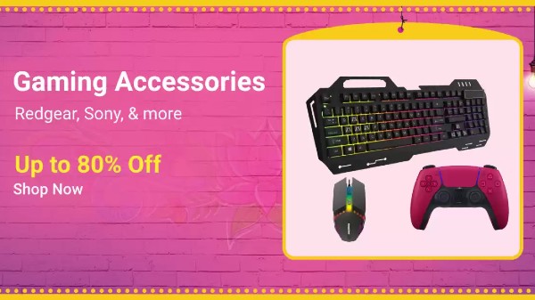 Up To 80% Off On Gaming Accessories