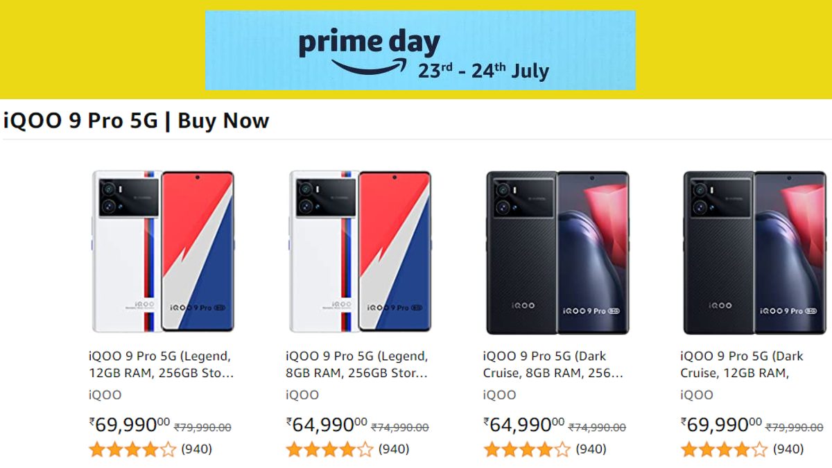 iQOO 9 Pro 5G iQOO 9 Pro 5G