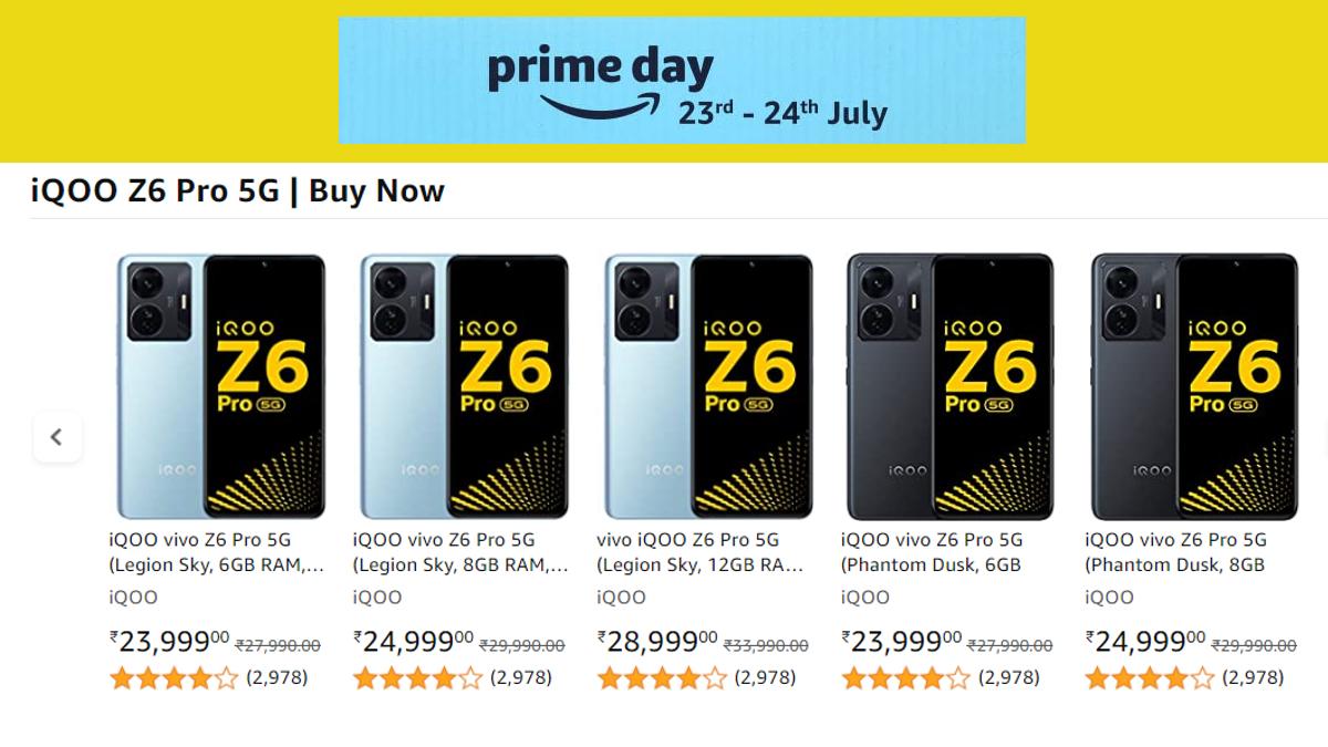iQOO Z6 Pro 5G iQOO Z6 Pro 5G