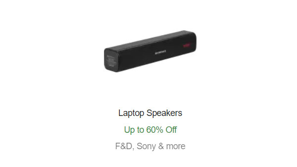 Laptop Speakers (Up to 60% Off) Laptop Speakers (Up to 60% Off)