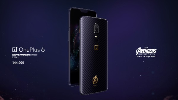 OnePlus 6 x Marvel Avengers Limited Edition OnePlus 6 x Marvel Avengers Limited Edition