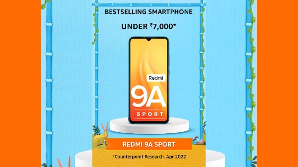 Redmi 9A Is Bestselling Smartphone Under Rs. 7,000 Redmi 9A Is Bestselling Smartphone Under Rs. 7,000