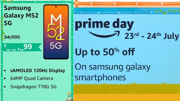 Samsung Galaxy M52 5G Samsung Galaxy M52 5G