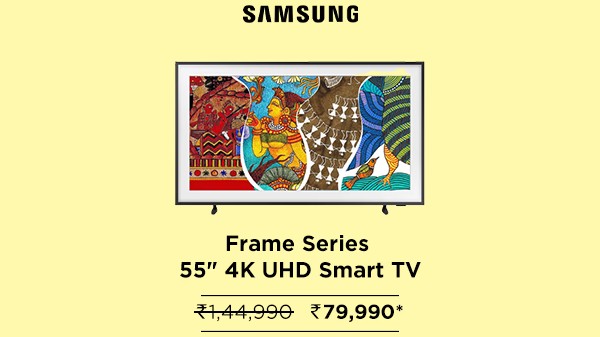 Samsung The Frame Series 139.7cm (55Inch) Ultra HD 4K Flat Panel Smart TV Samsung The Frame Series 139.7cm (55Inch) Ultra HD 4K Flat Panel Smart TV