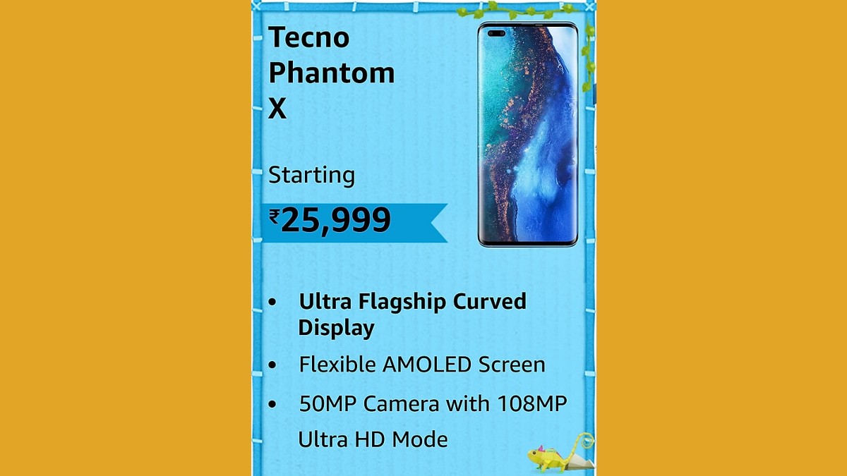 Tecno Phantom X Iceland Blue