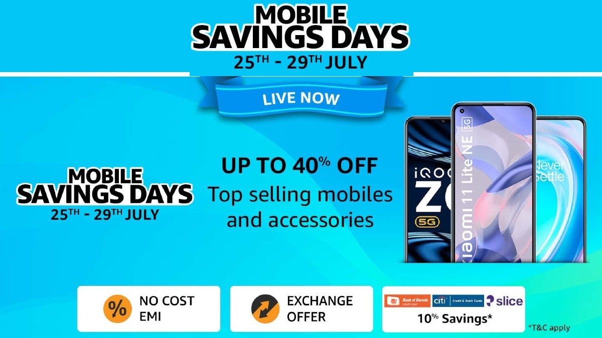 Up To 40% Off On Best Selling Smartphones