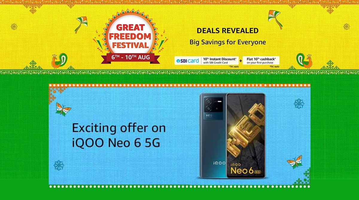 Exciting Offer On iQoo Neo 6 5G Exciting Offer On iQoo Neo 6 5G