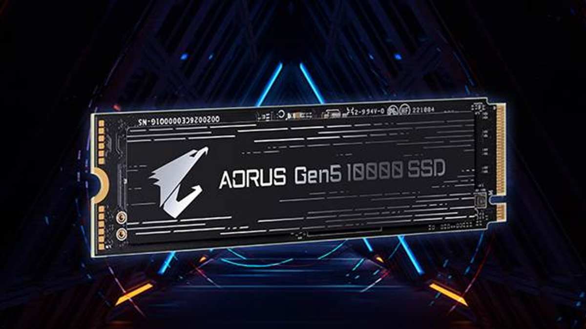 GIGABYTE AORUS Gen5 10000 SSD Launched