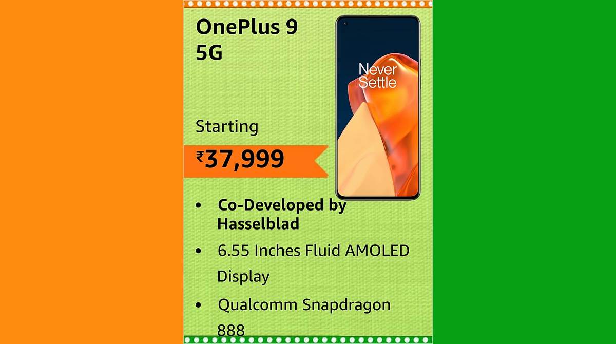 OnePlus 9 5G (Arctic Sky,12GB RAM, 256GB Storage) OnePlus 9 5G (Arctic Sky,12GB RAM, 256GB Storage)