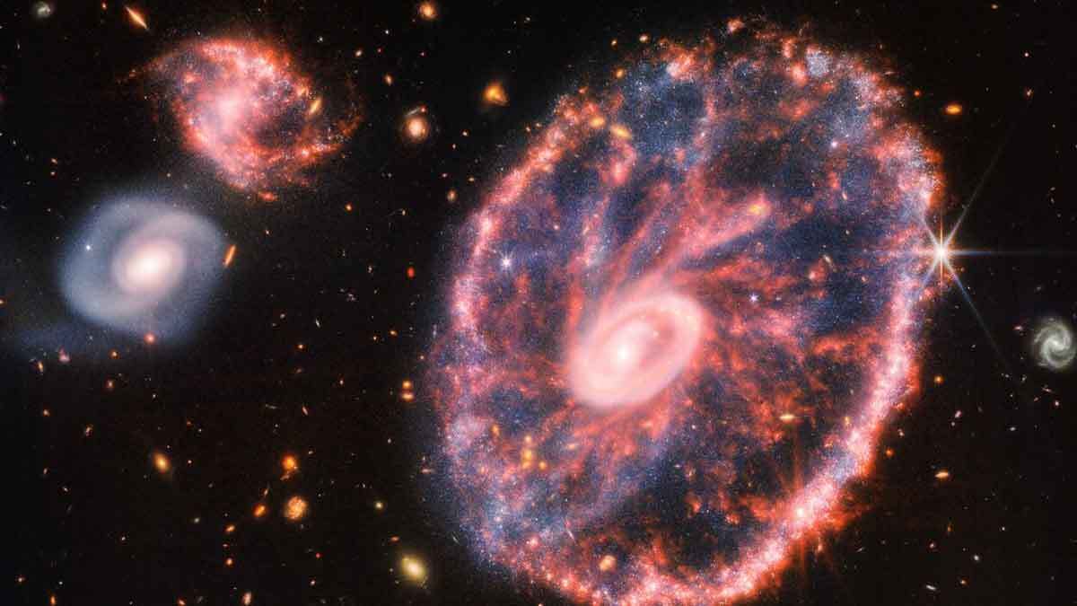James Webb Space Telescope Captures Cartwheel Galaxy In High Detail James Webb Space Telescope Captures Cartwheel Galaxy In High Detail