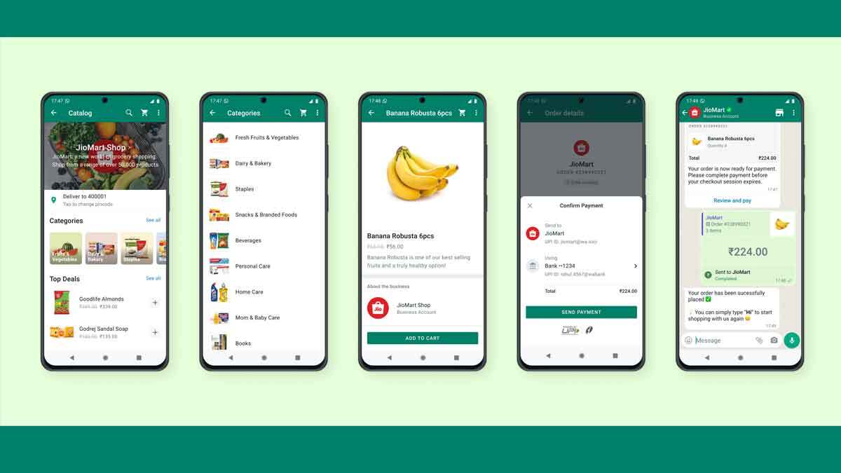 Meta & Jio Platforms Join Forces To Bring JioMart On WhatsApp Meta & Jio Platforms Join Forces To Bring JioMart On WhatsApp