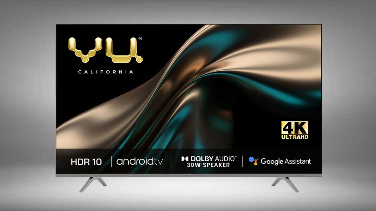 Vu 126 cm (50 Inches) Premium 4K Series Smart Android LED TV