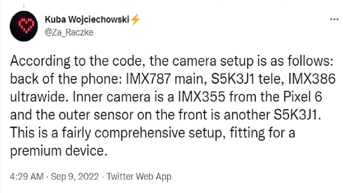 El misterioso teléfono plegable de Google podría ser una potencia fotográfica El misterioso teléfono plegable de Google podría ser una potencia fotográfica