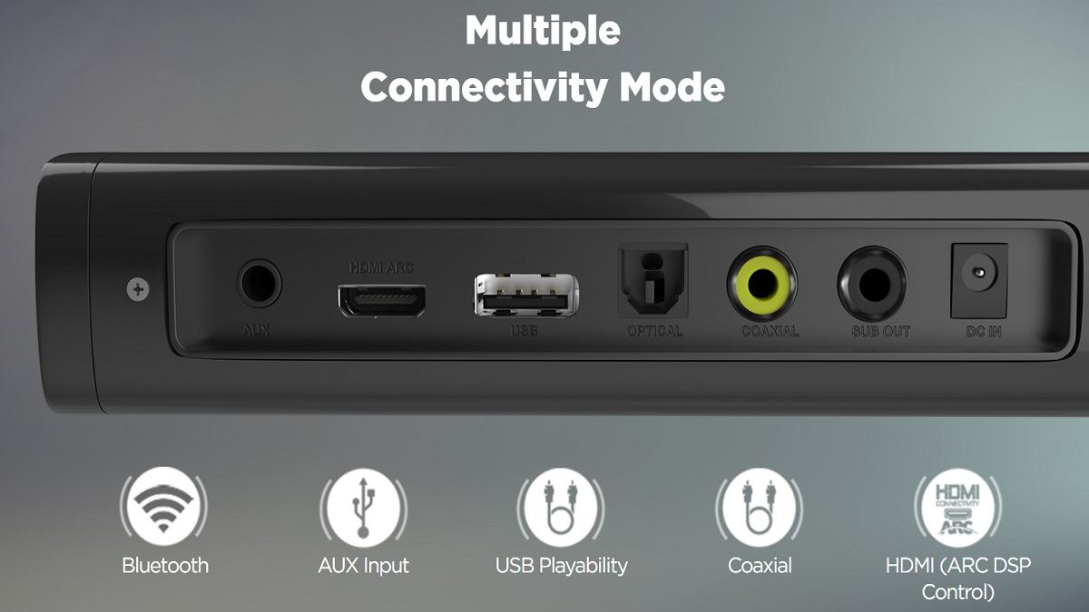 Elista’s First Soundbar Brings 60W Sound Output And LED Display