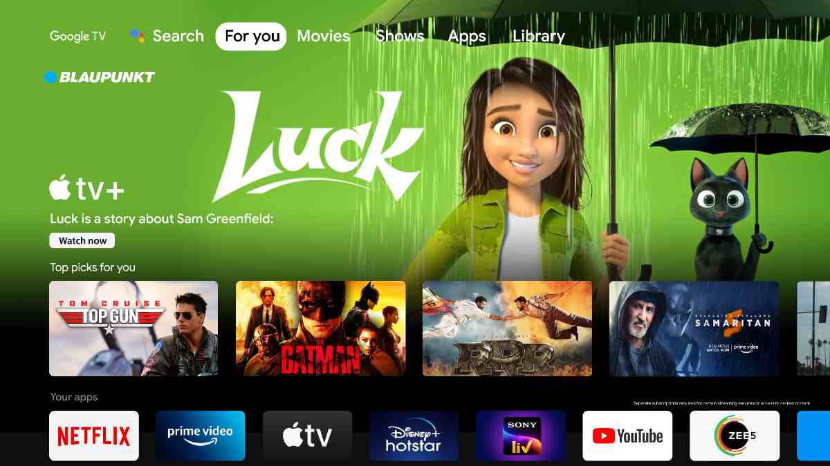 Blaupunkt QLED Google TVs Get Discount at Flipkart Big Diwali Sale 