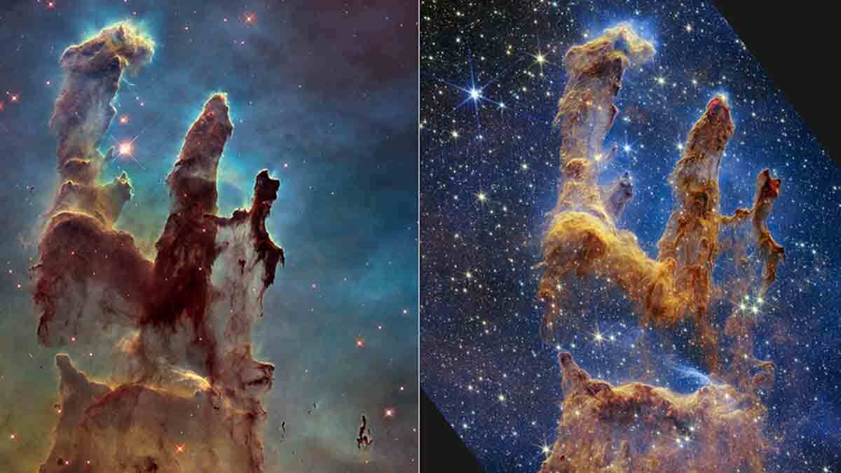 James Webb Space Telescope Captures Portrait Of Pillars Of Creation