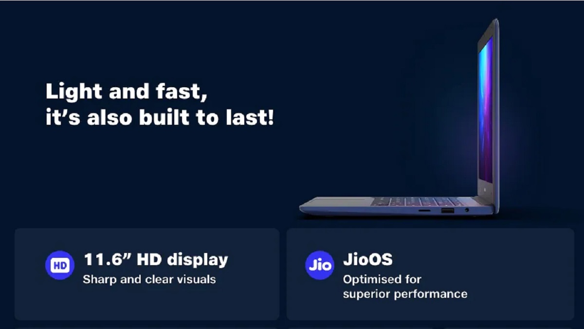 Reliance JioBook Affordable 4G Laptop Goes On Sale