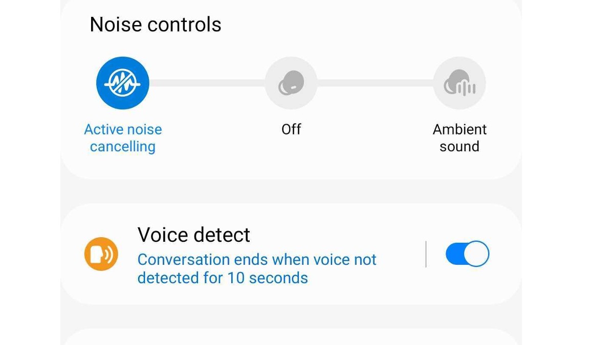 Samsung Galaxy Buds2 Pro Noise Control Features