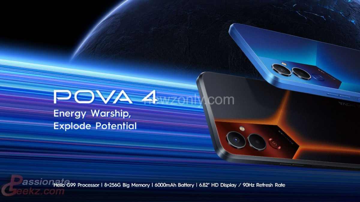 Tecno Pova 4 Renders, Specs Emerge Ahead of Launch