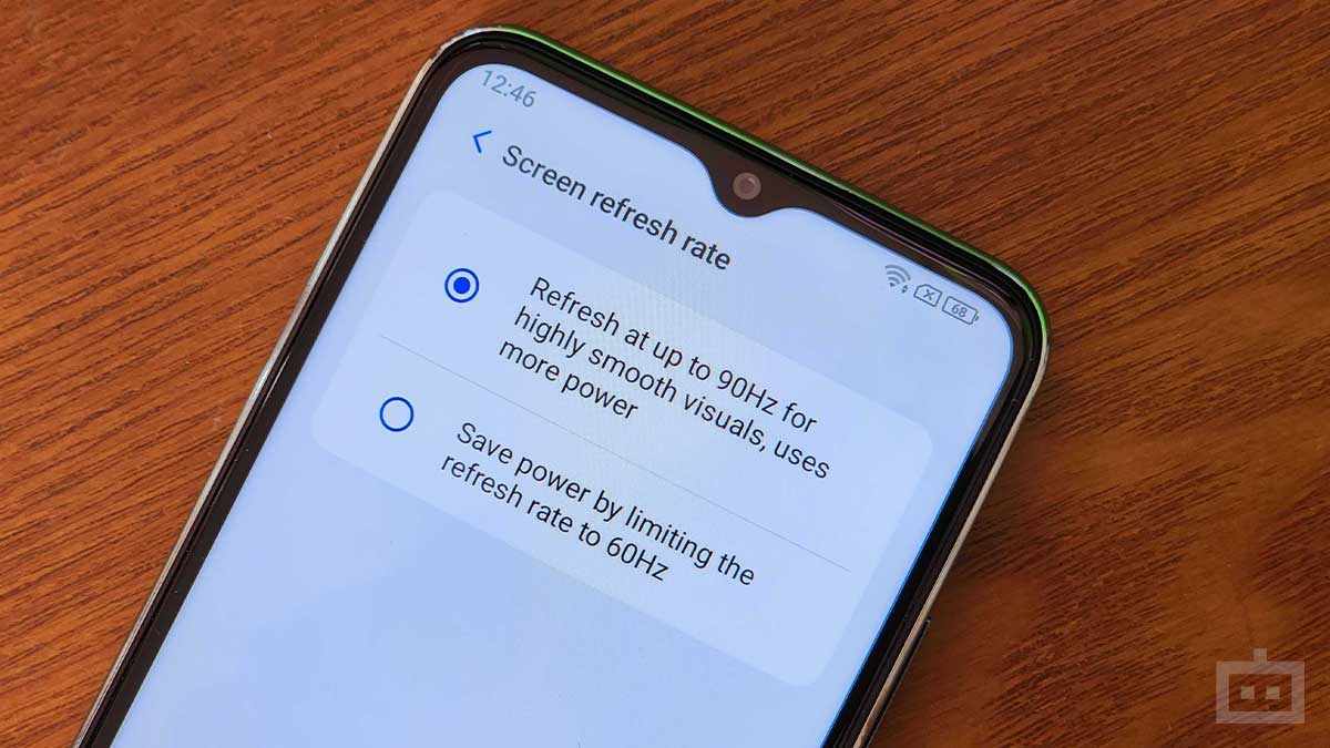 Buttery Smooth UI (90Hz Refresh Rate)