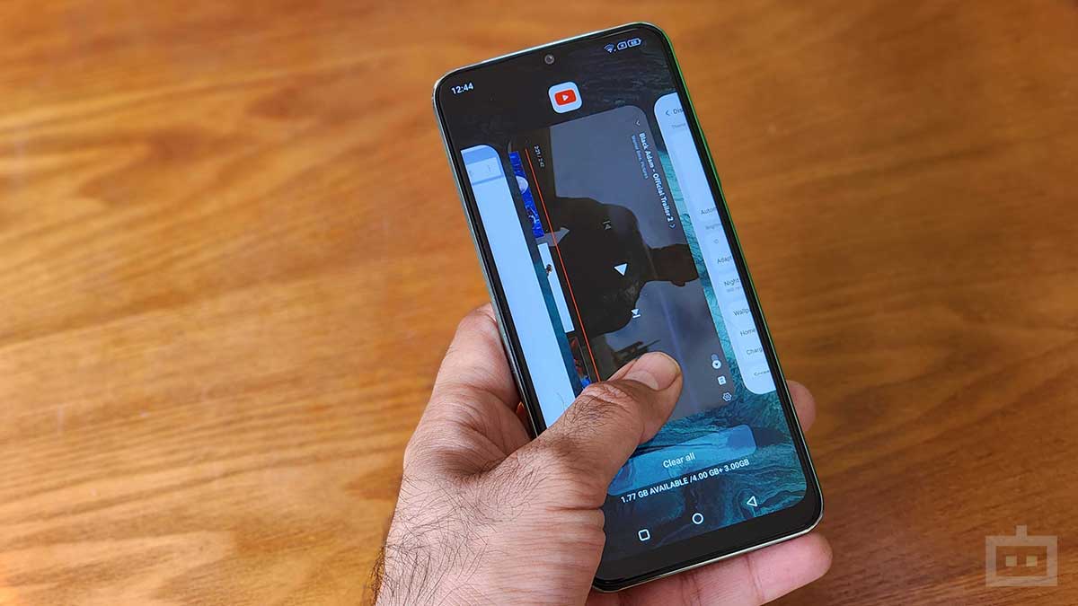 Sluggish Multitasking Performance