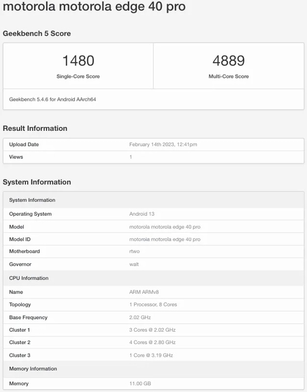 Motorola Edge 40 Pro Surfaces On Geekbench: Is It Rebranded Moto X40?