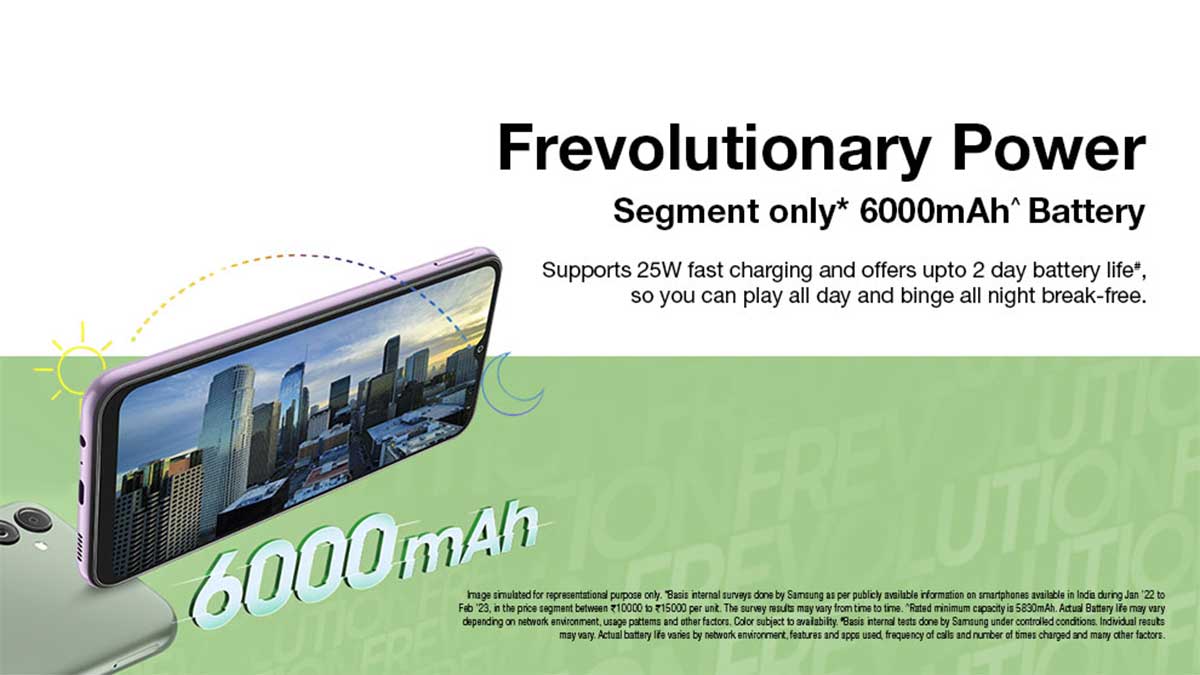 Segment only 6000mAh battery that goes on and on