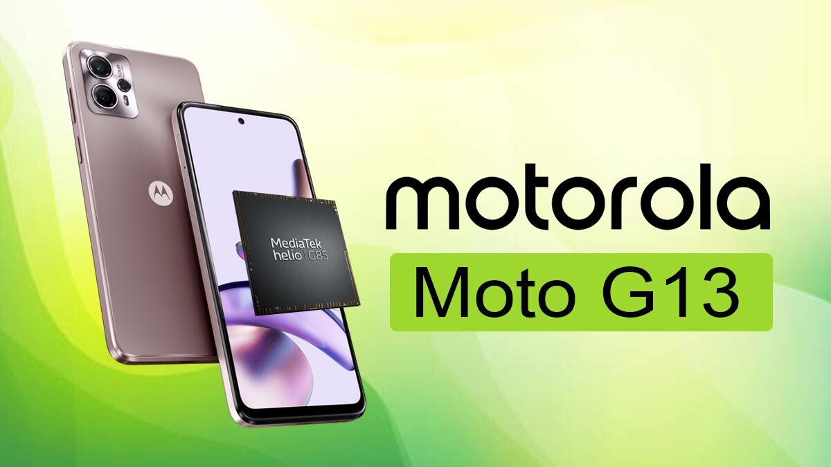Motorola Moto G13 Microsite Goes Live: Confirms Key Specifications ...