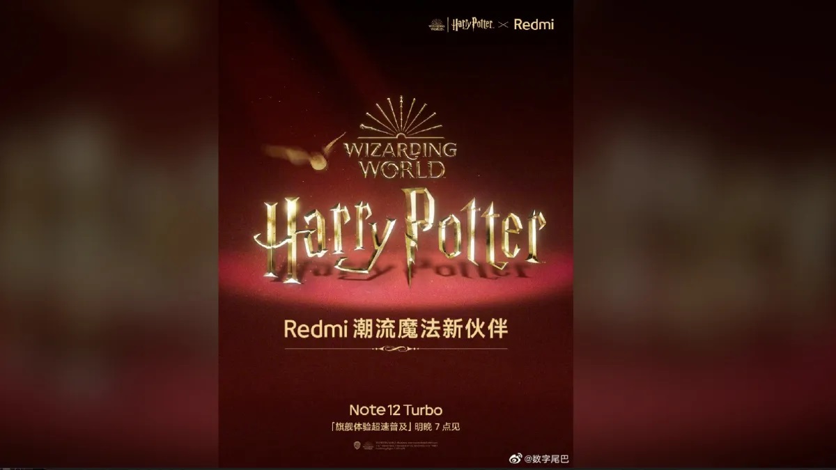 Redmi Note 12 Turbo “Harry Potter” Edition Teased