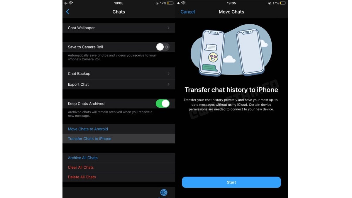 WhatsApp Will Soon Allow Users to Transfer Chat History Without iCloud