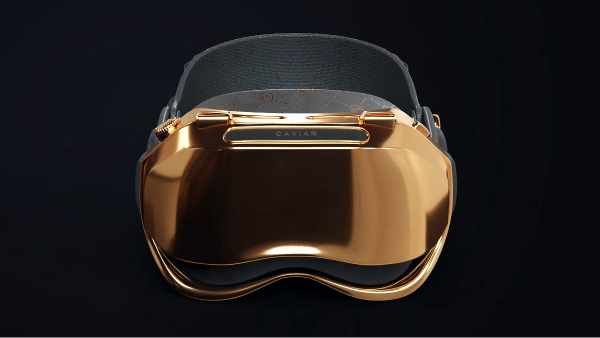 Caviar announces gold version of the Apple Vision Pro