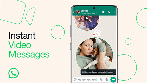 WhatsApp Brings Short Video Messages Feature for Android & iOS WhatsApp Brings Short Video Messages Feature for Android & iOS