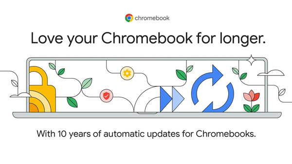 Chromebooks Will Now Get 10 Years of Software Support