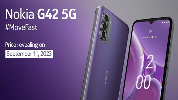 Nokia G42 5G Set to Make Its Debut in India on September 11